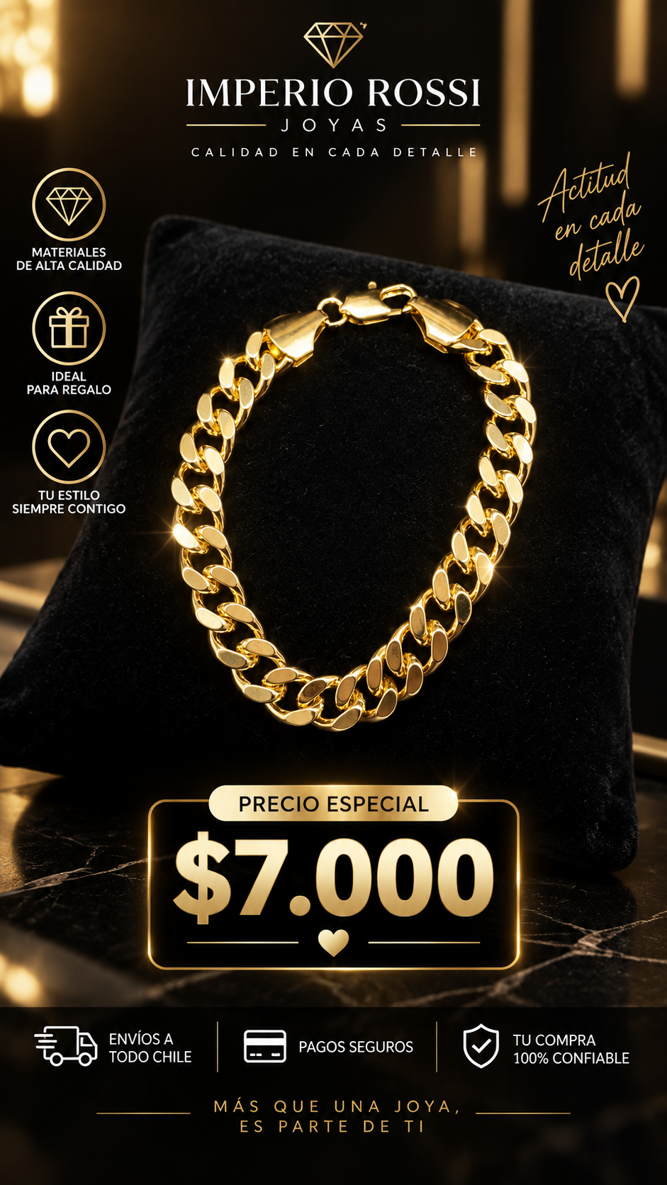 PULSERA GRUMMET LISA