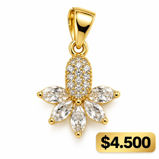 COLGANTE FLOR CIRCON