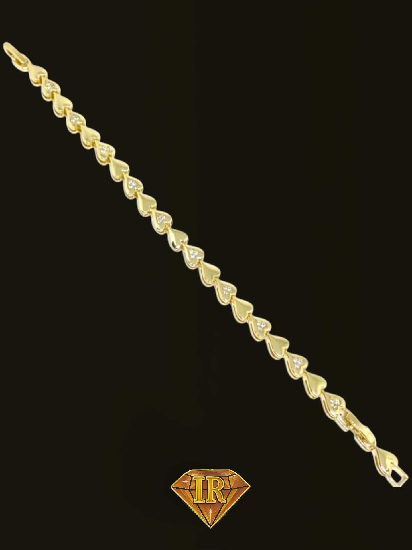 PULSERA CORAZON CIRCON