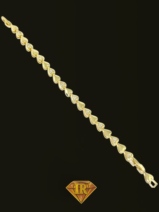 PULSERA CORAZON CIRCON